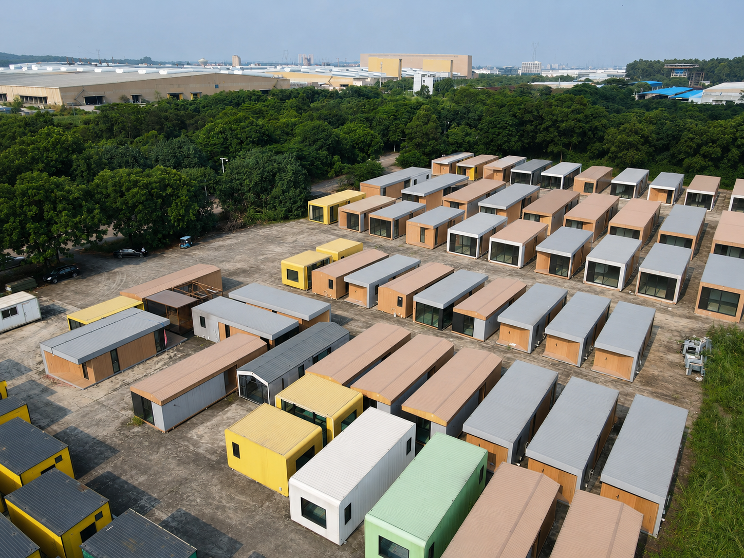 Alumodular warehouse inventory for global B2B modular building partnerships