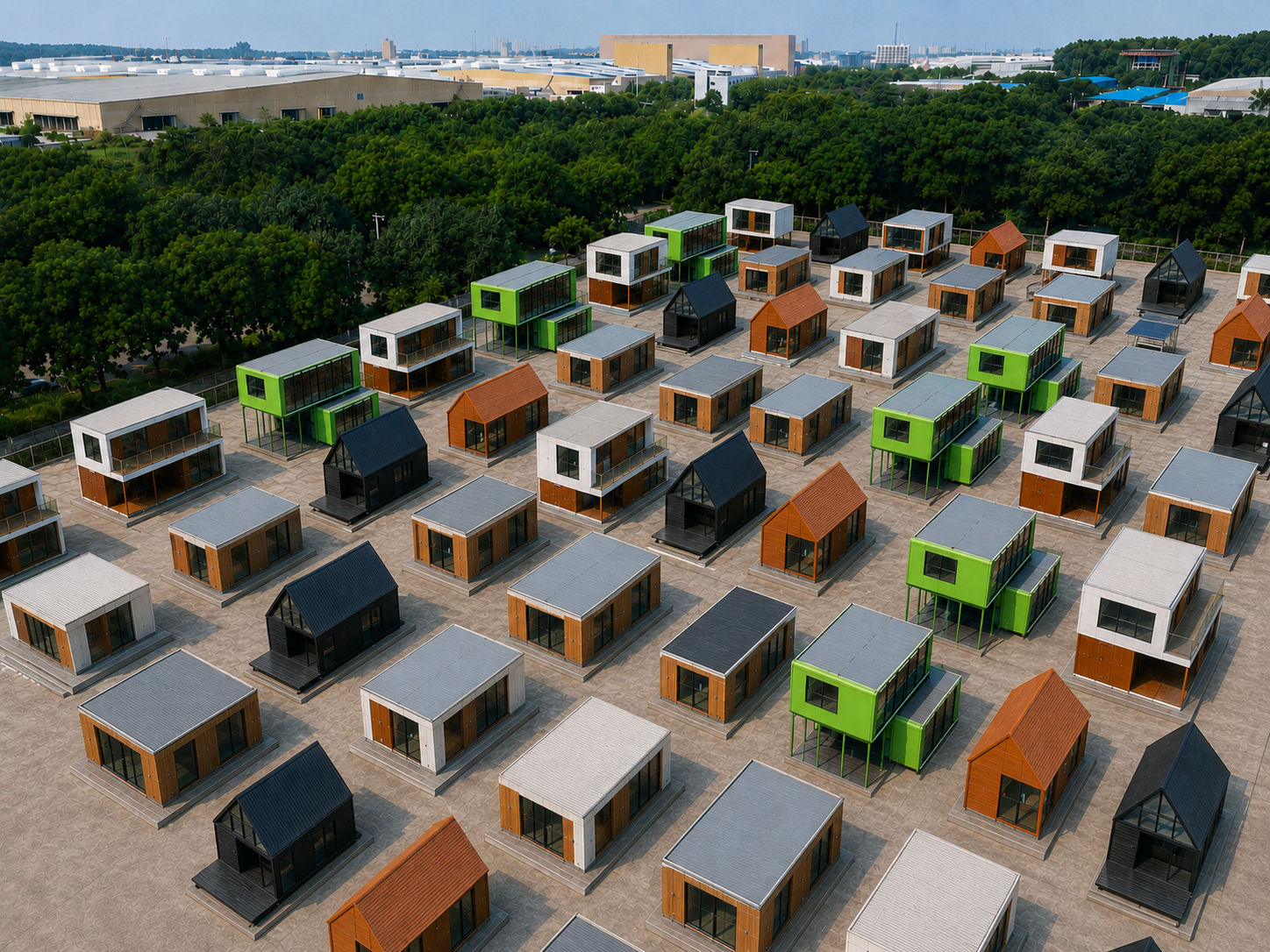 Alumodular warehouse inventory for global B2B modular building partnerships