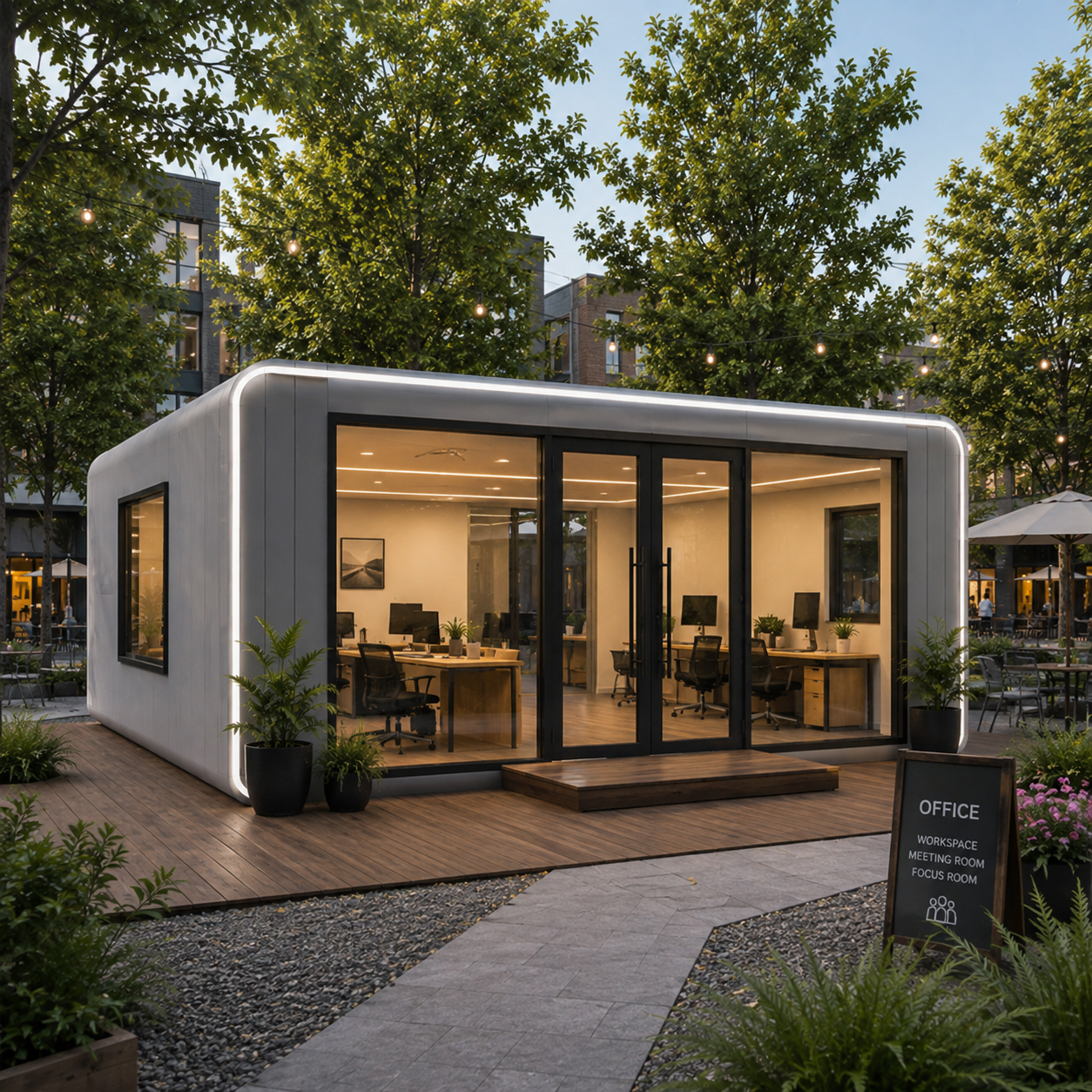 AP-100 modular building for Office
