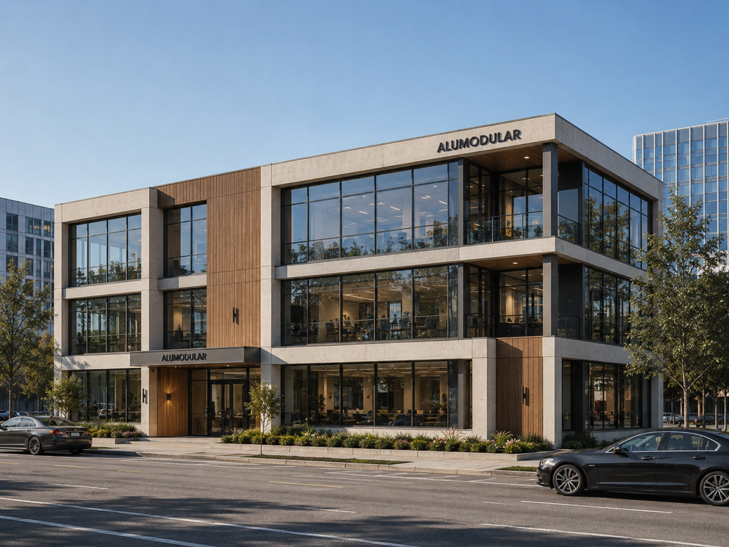 AP-600 modular building for Office Building