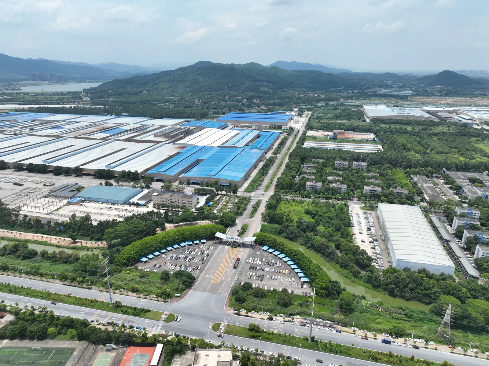 AAG Industrial Park factory campus location reference