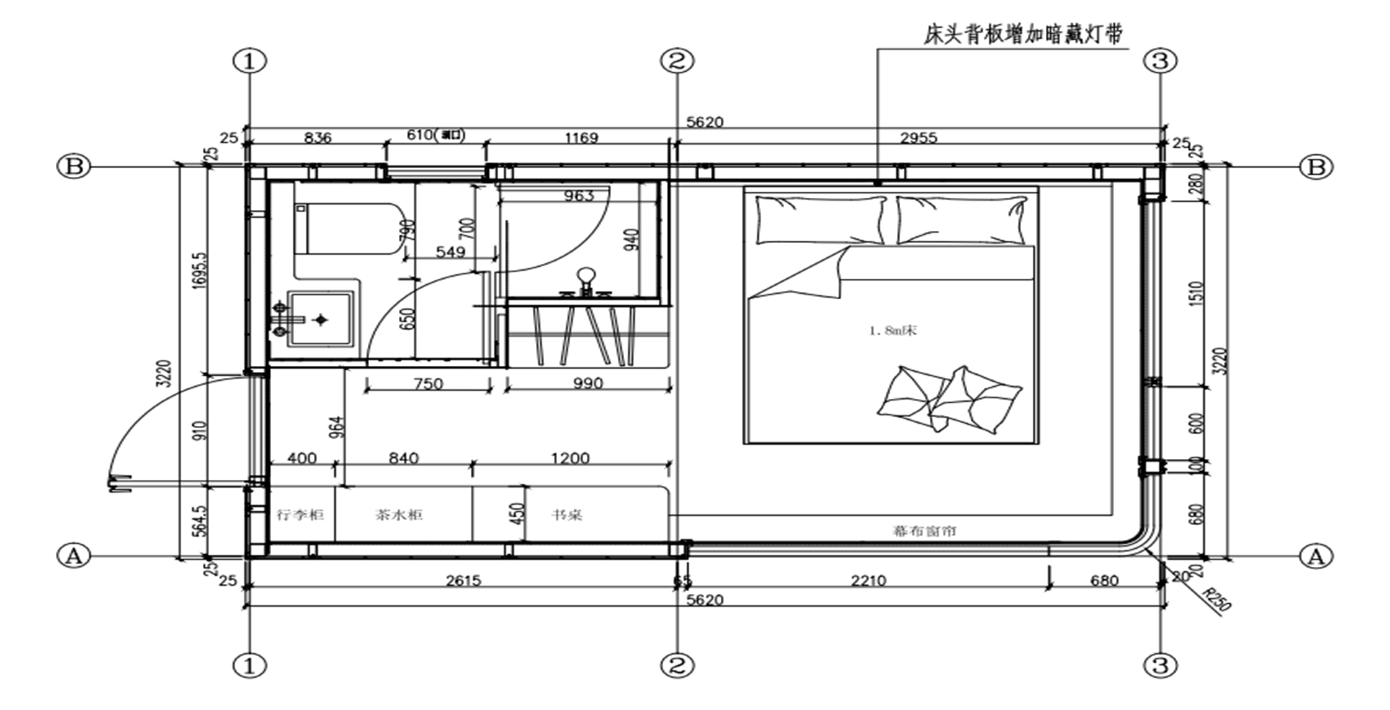 A-18B floor plan drawing