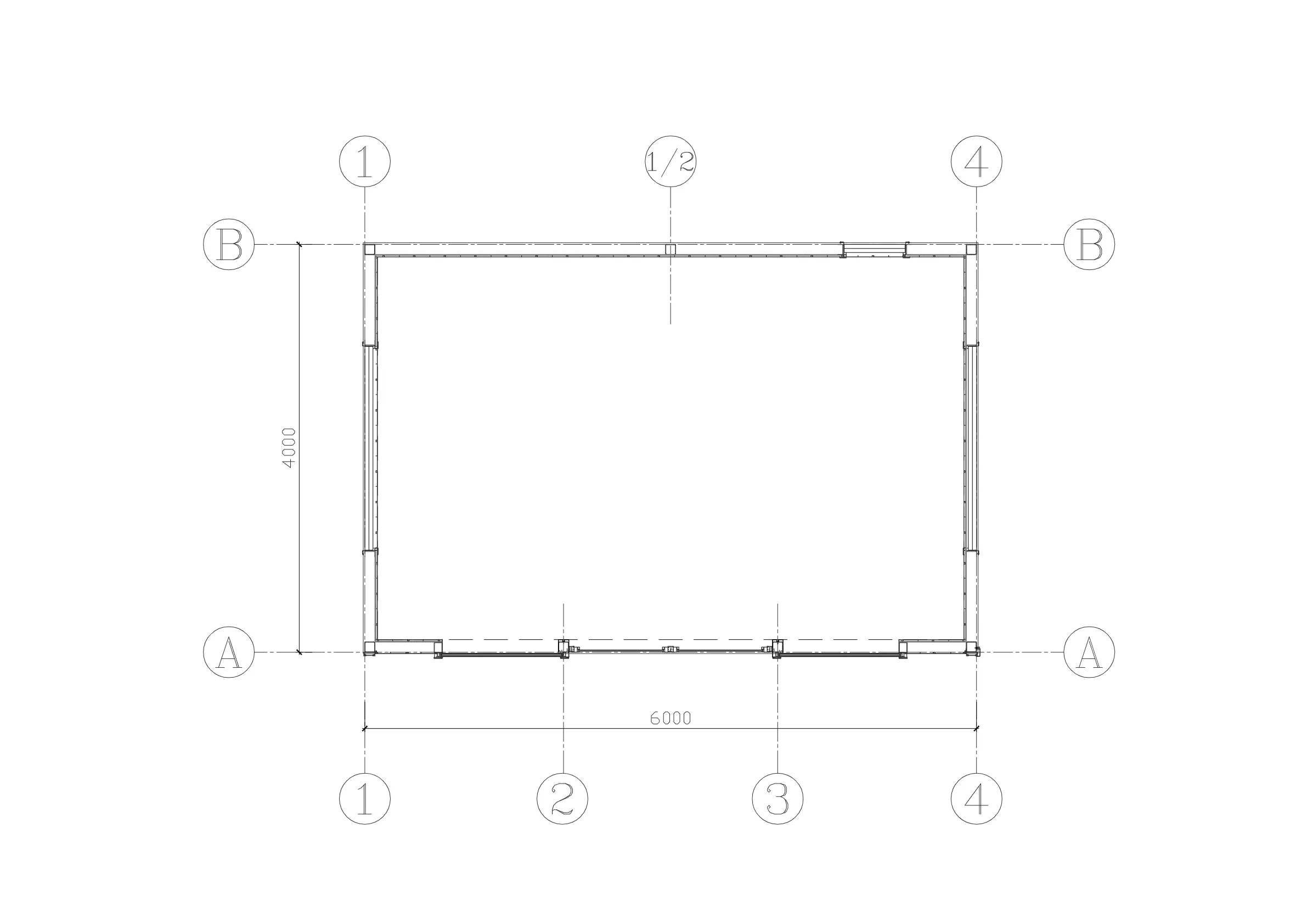 AG-24 floor plan drawing