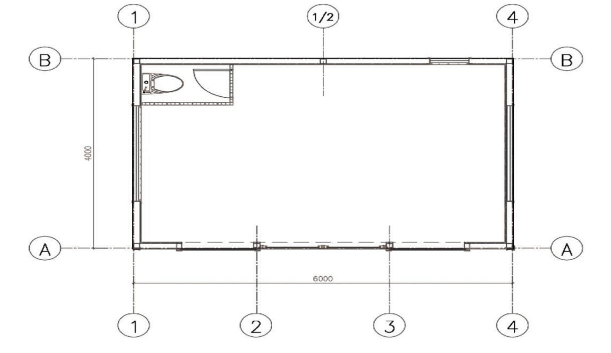AG-24 floor plan drawing