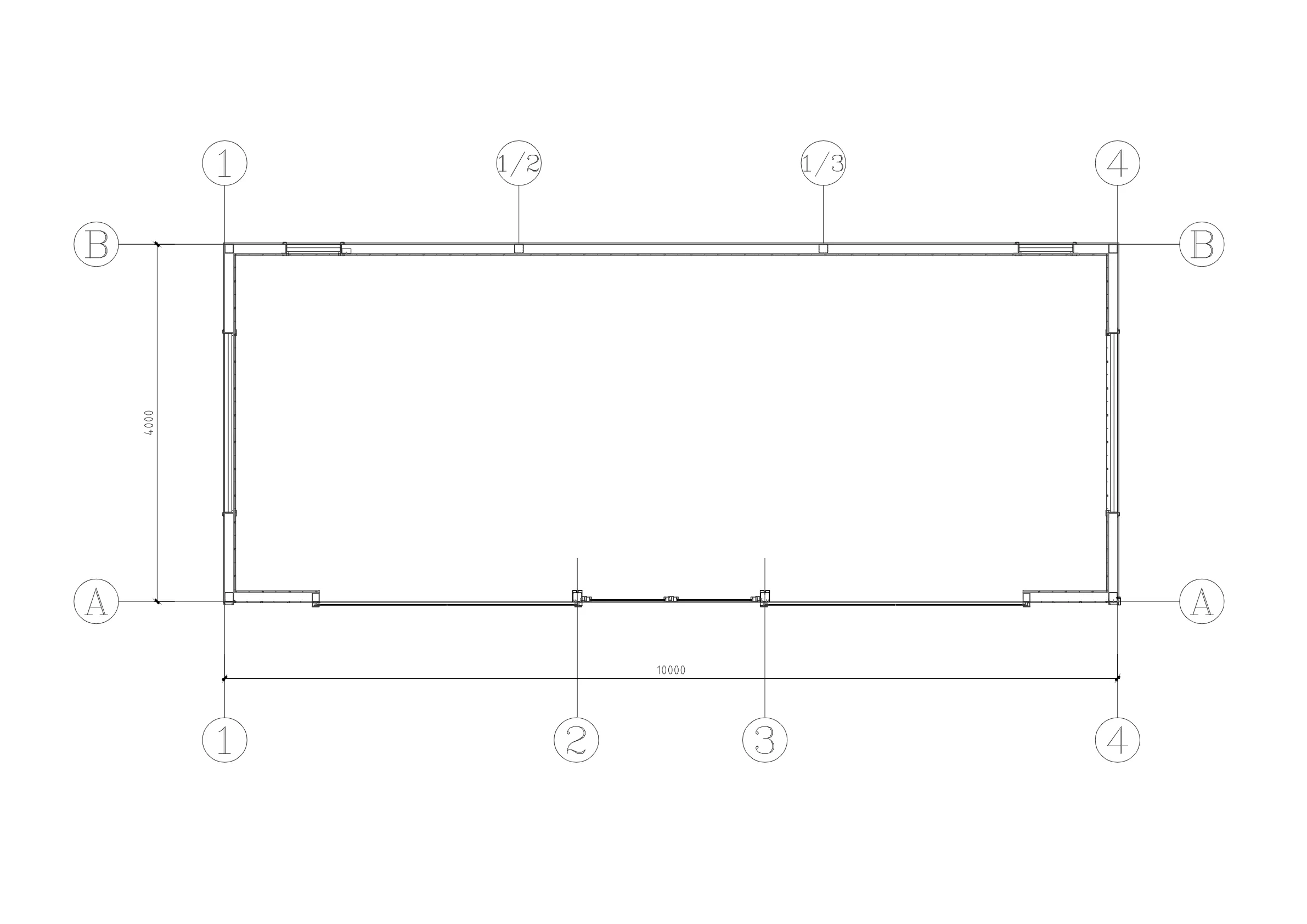 AG-40 floor plan drawing