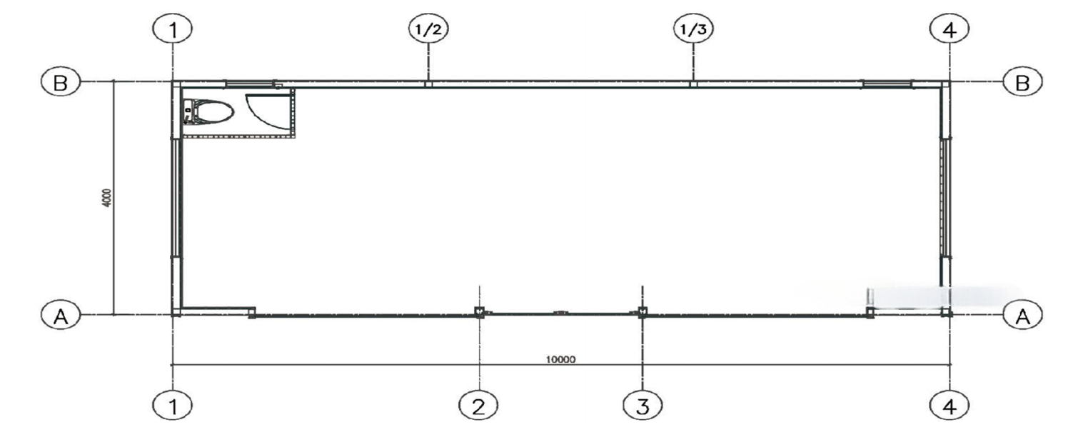 AG-40 floor plan drawing