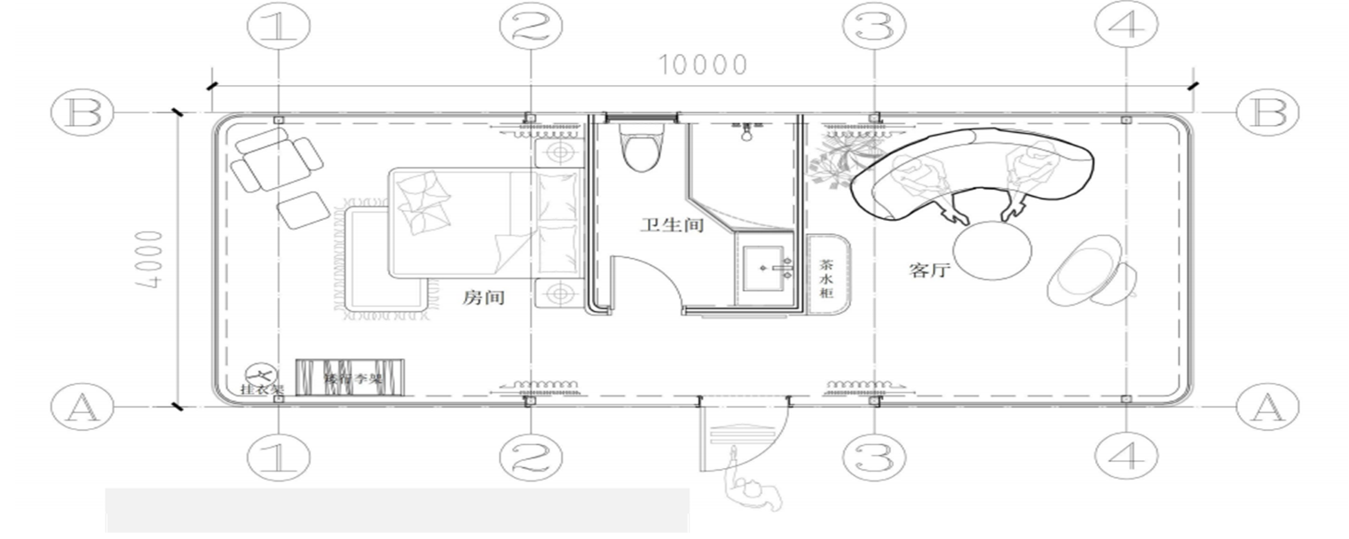 AP-10 floor plan drawing