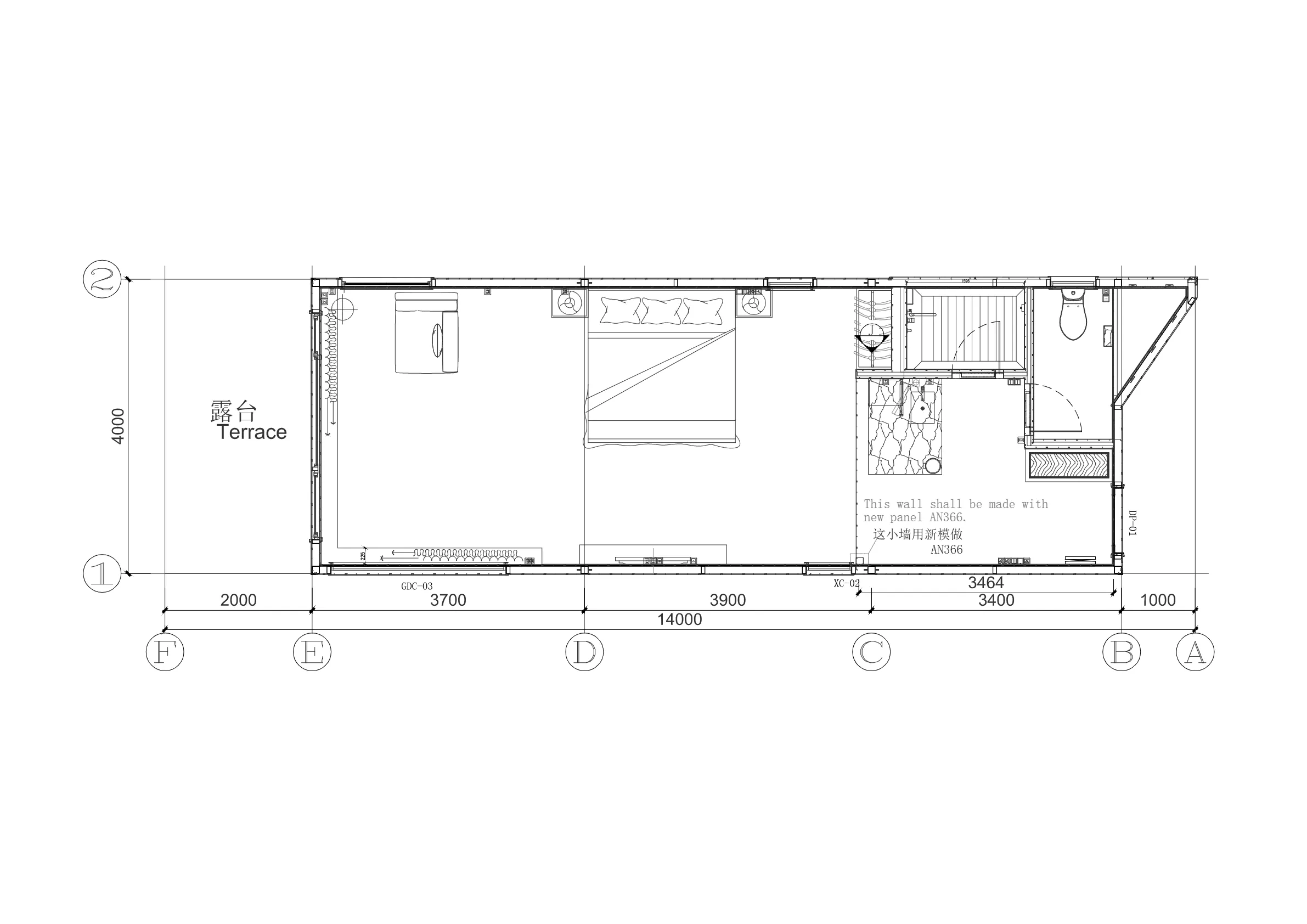 AP-12B floor plan drawing