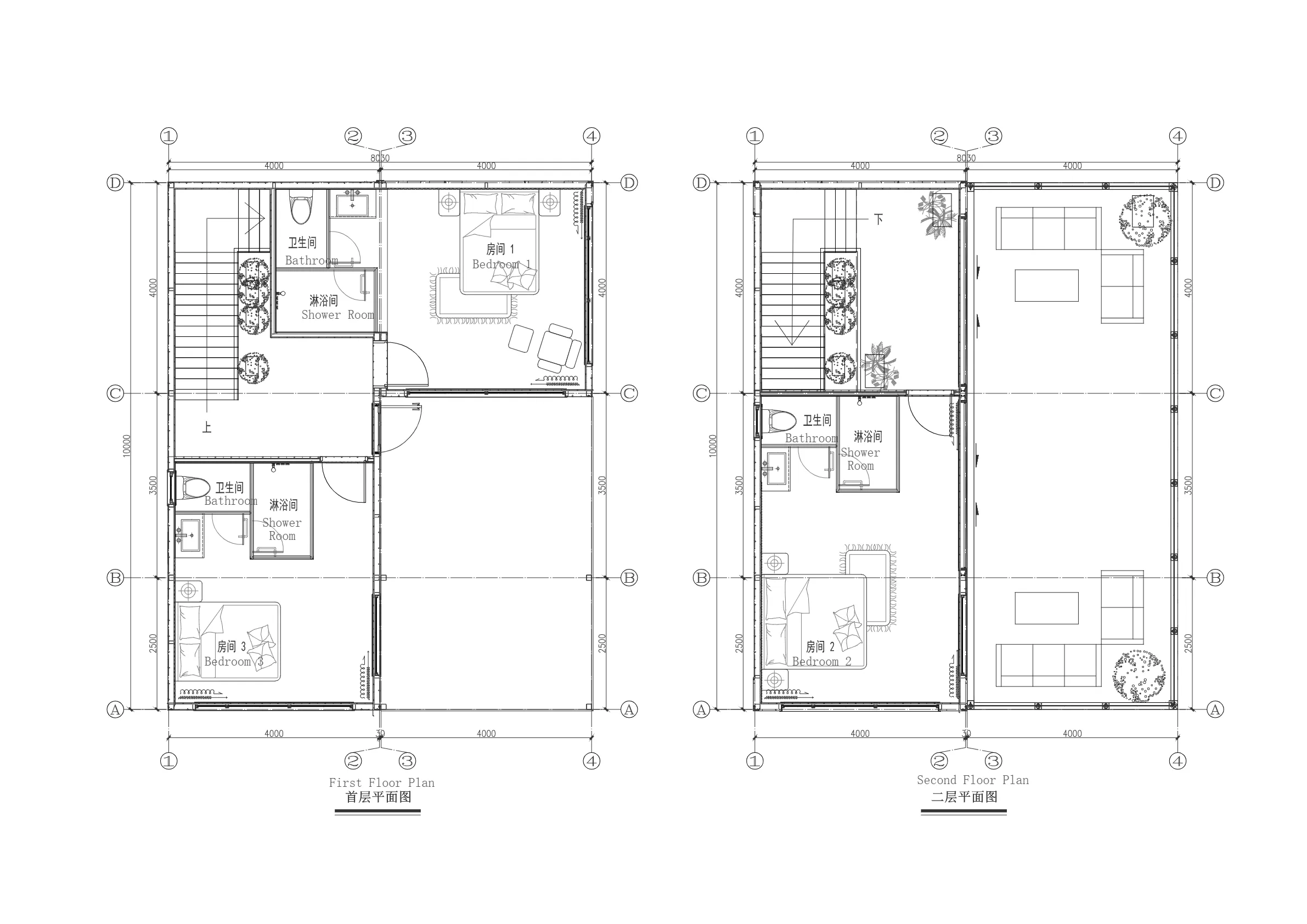 S-140 floor plan drawing