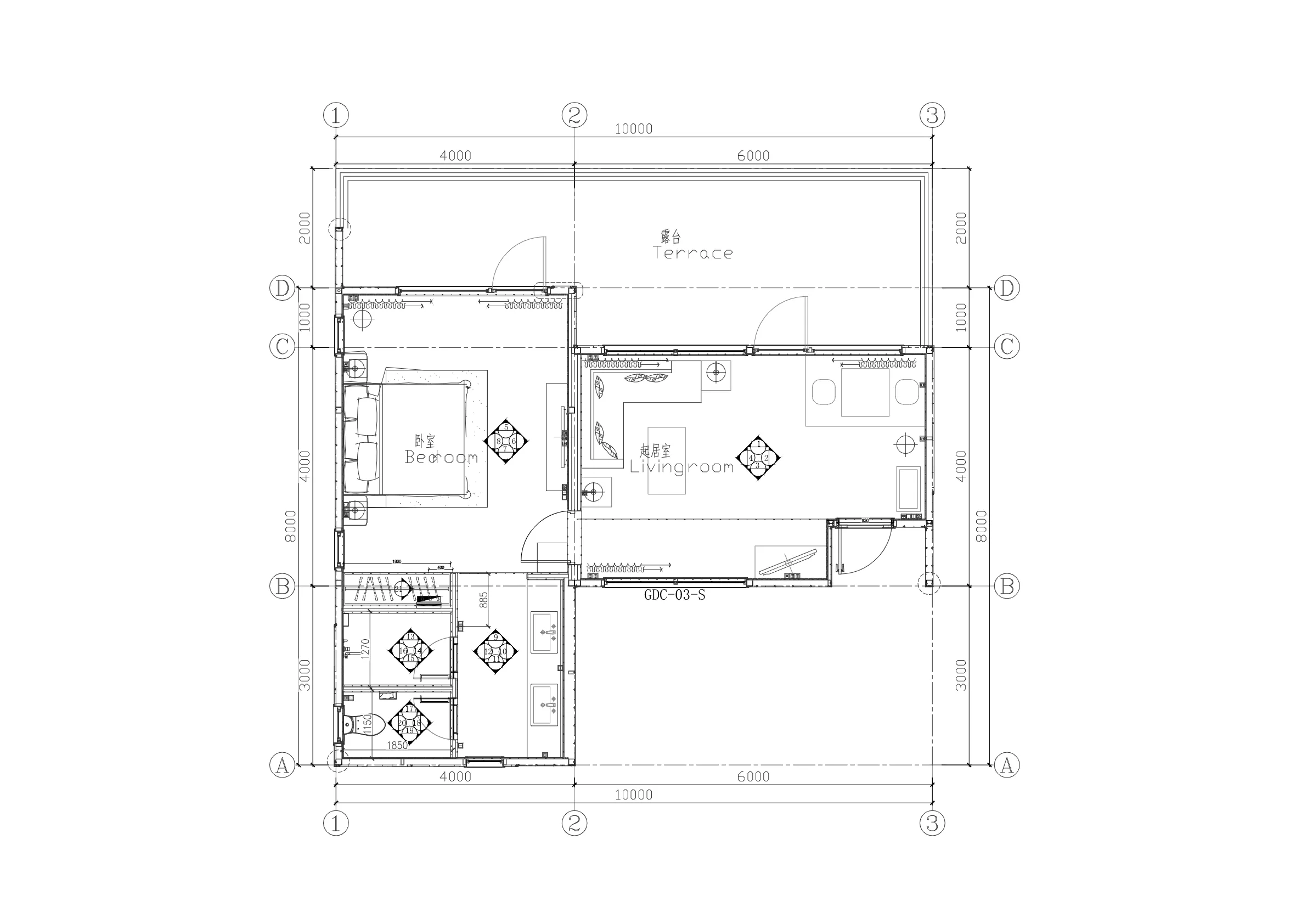 T-62 floor plan drawing