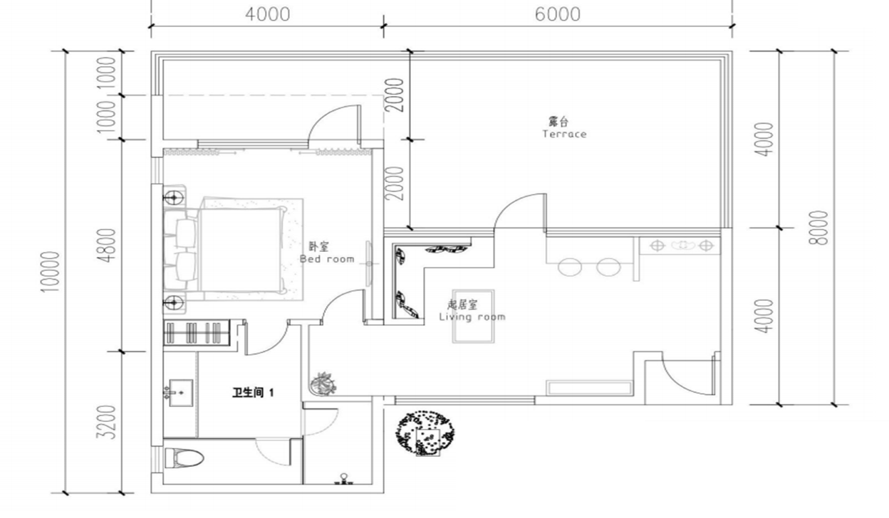T-62 floor plan drawing