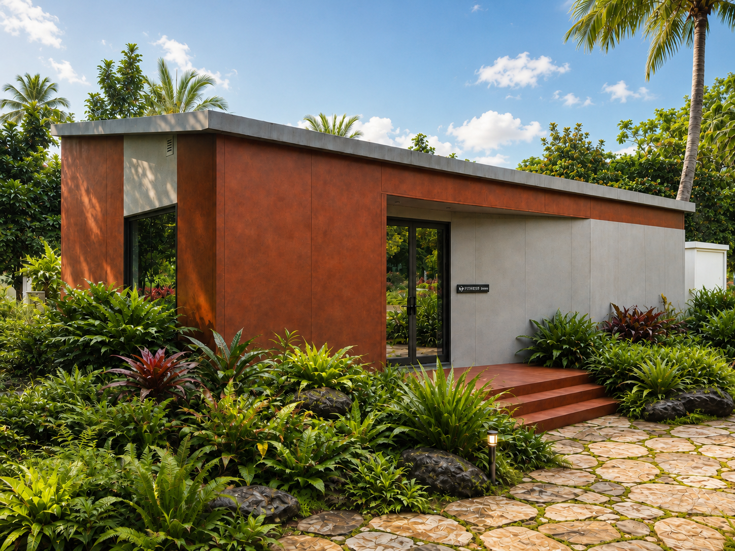 Public modular building for service and government projects