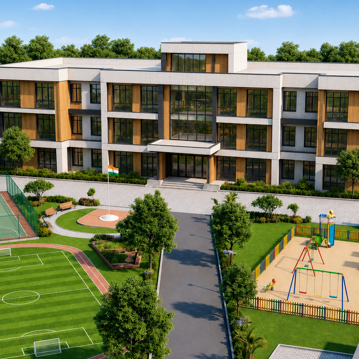 Modular building for education and healthcare projects