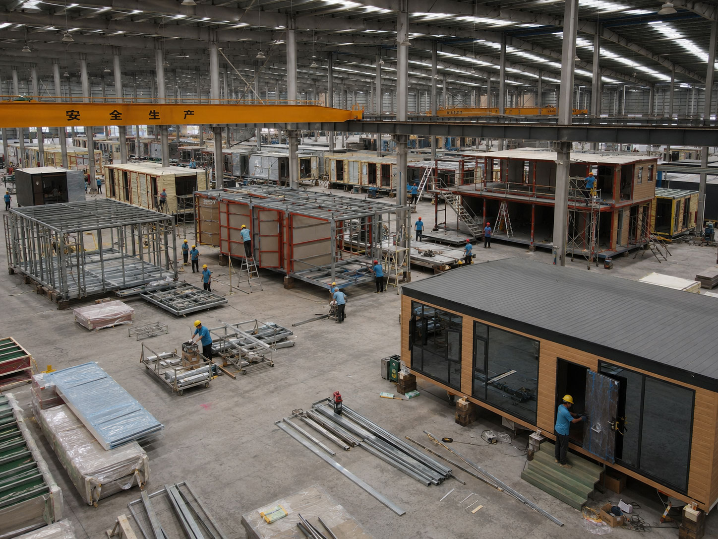AAG modular building production workshop for company blog update