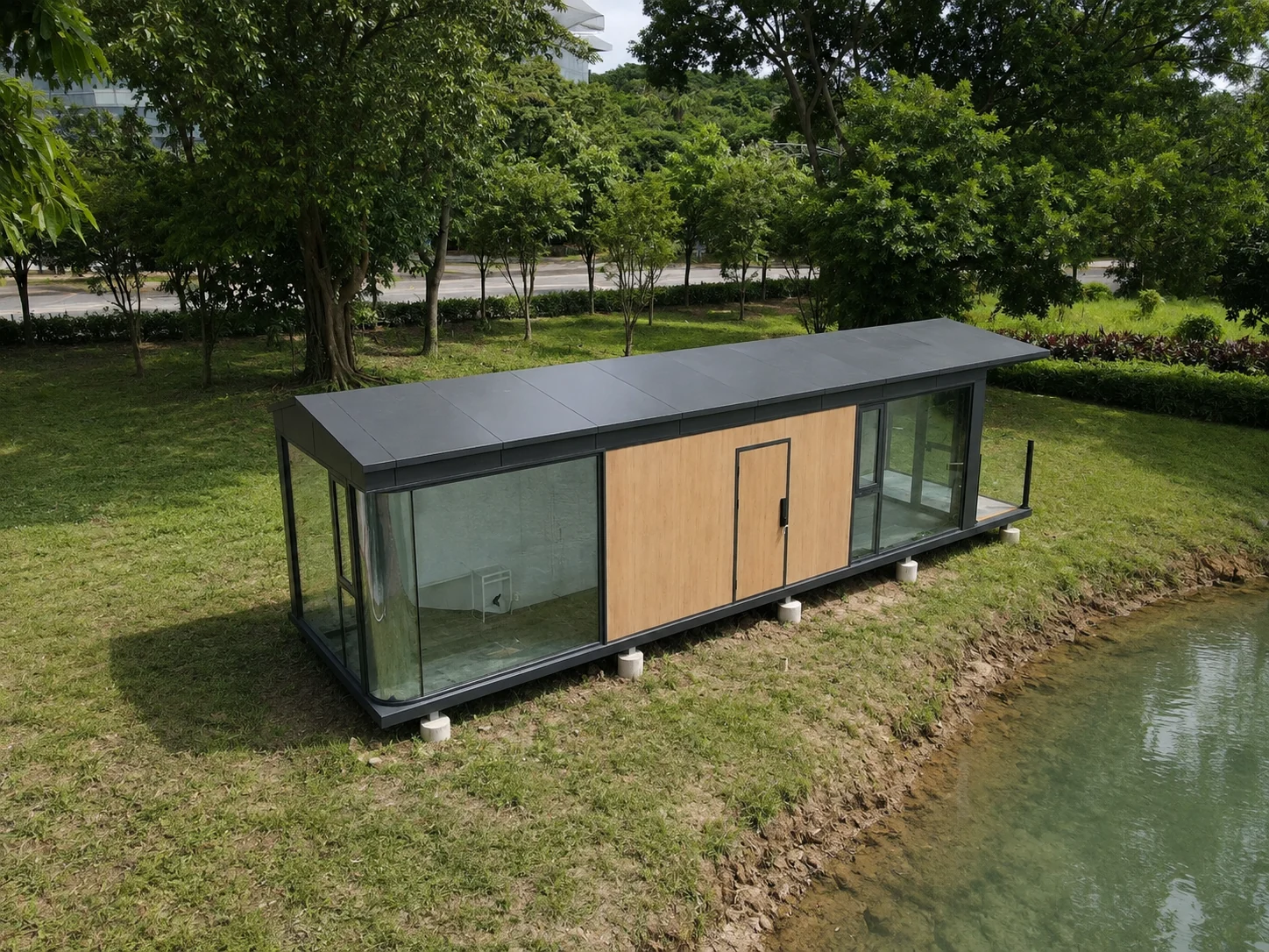 Resort modular house for hotels and hospitality buildings