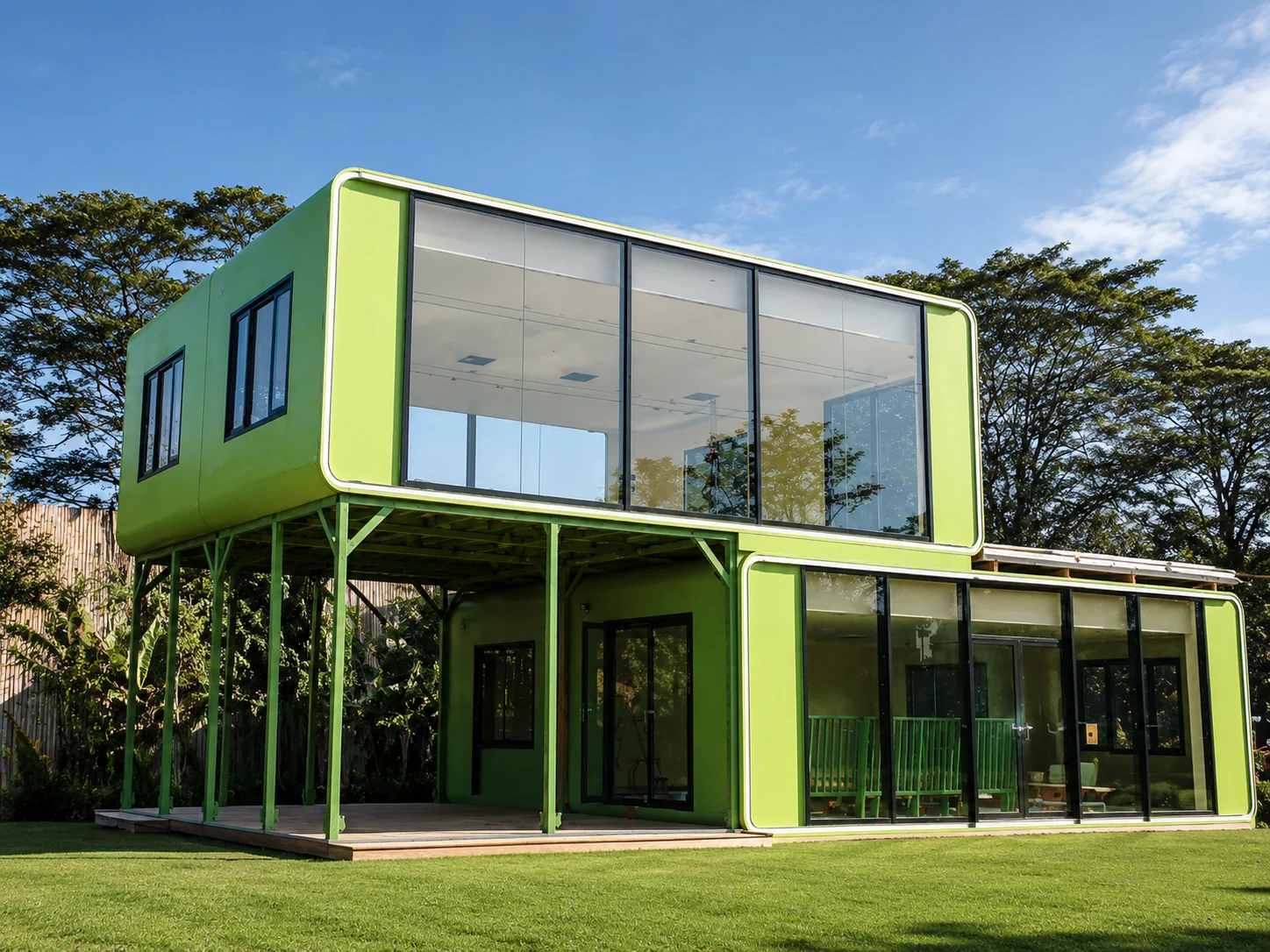 AG-160 commercial modular building for larger open spaces