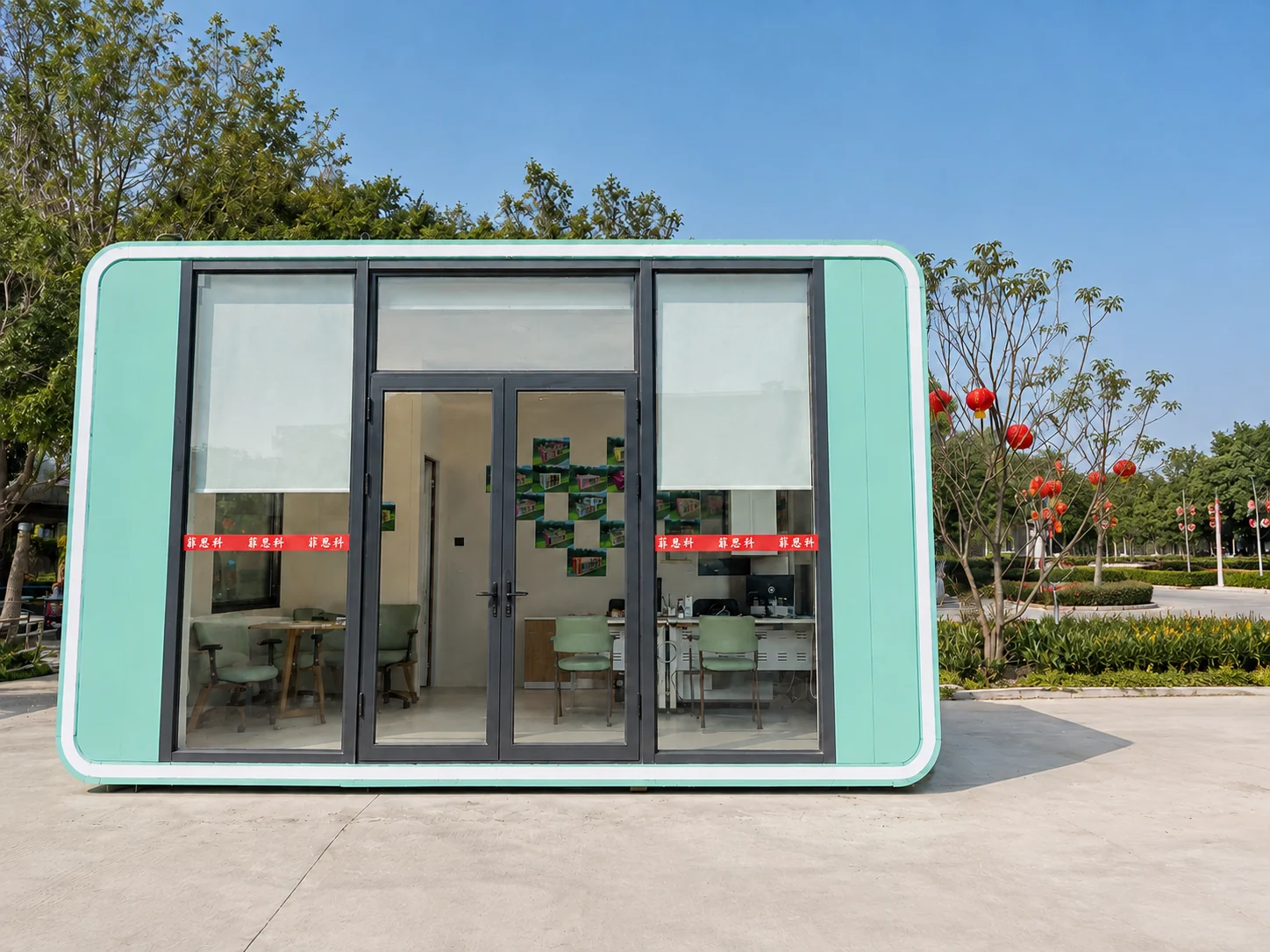 AG-24 commercial modular building for cafe or office use