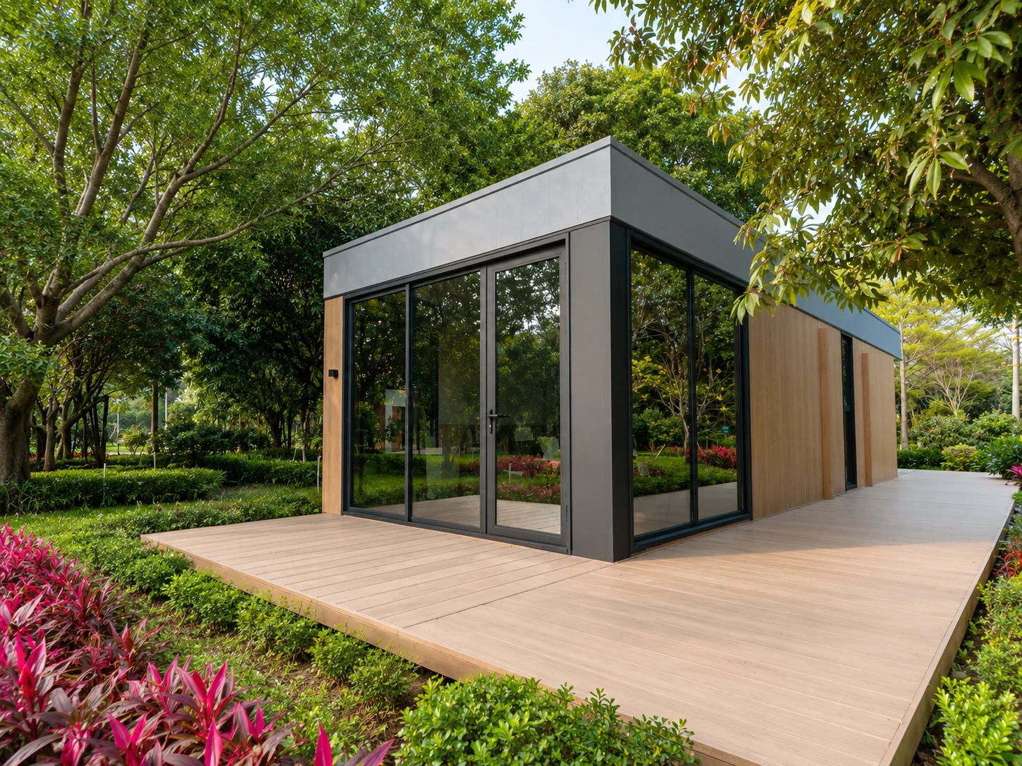 AP-12B modular resort suite exterior