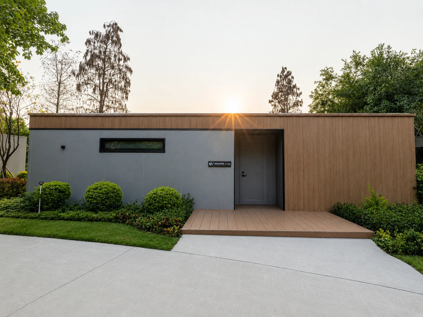 AP-12E pitched roof modular house for resorts